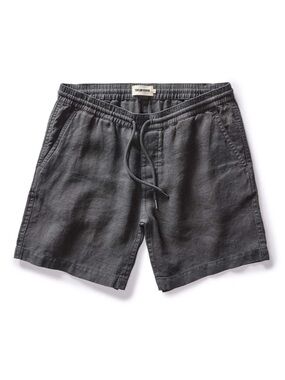 NWT Taylor Stitch The Apres Short in Faded Black Hemp XL 7” Inseam
